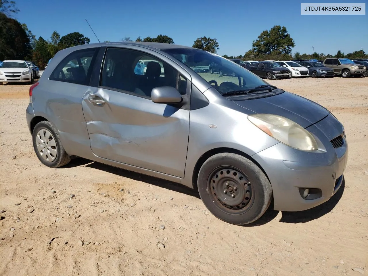 2010 Toyota Yaris VIN: JTDJT4K35A5321725 Lot: 76667574