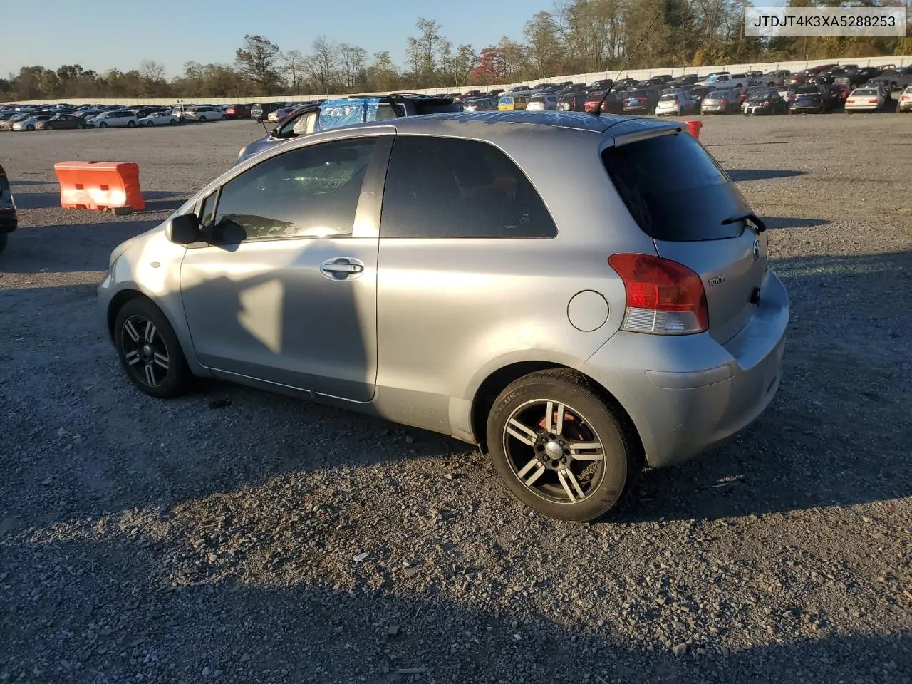 2010 Toyota Yaris VIN: JTDJT4K3XA5288253 Lot: 76946254