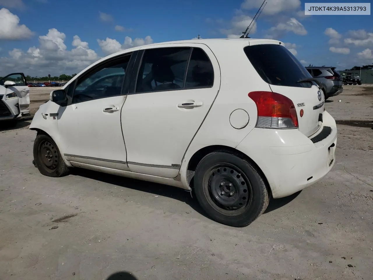 JTDKT4K39A5313793 2010 Toyota Yaris