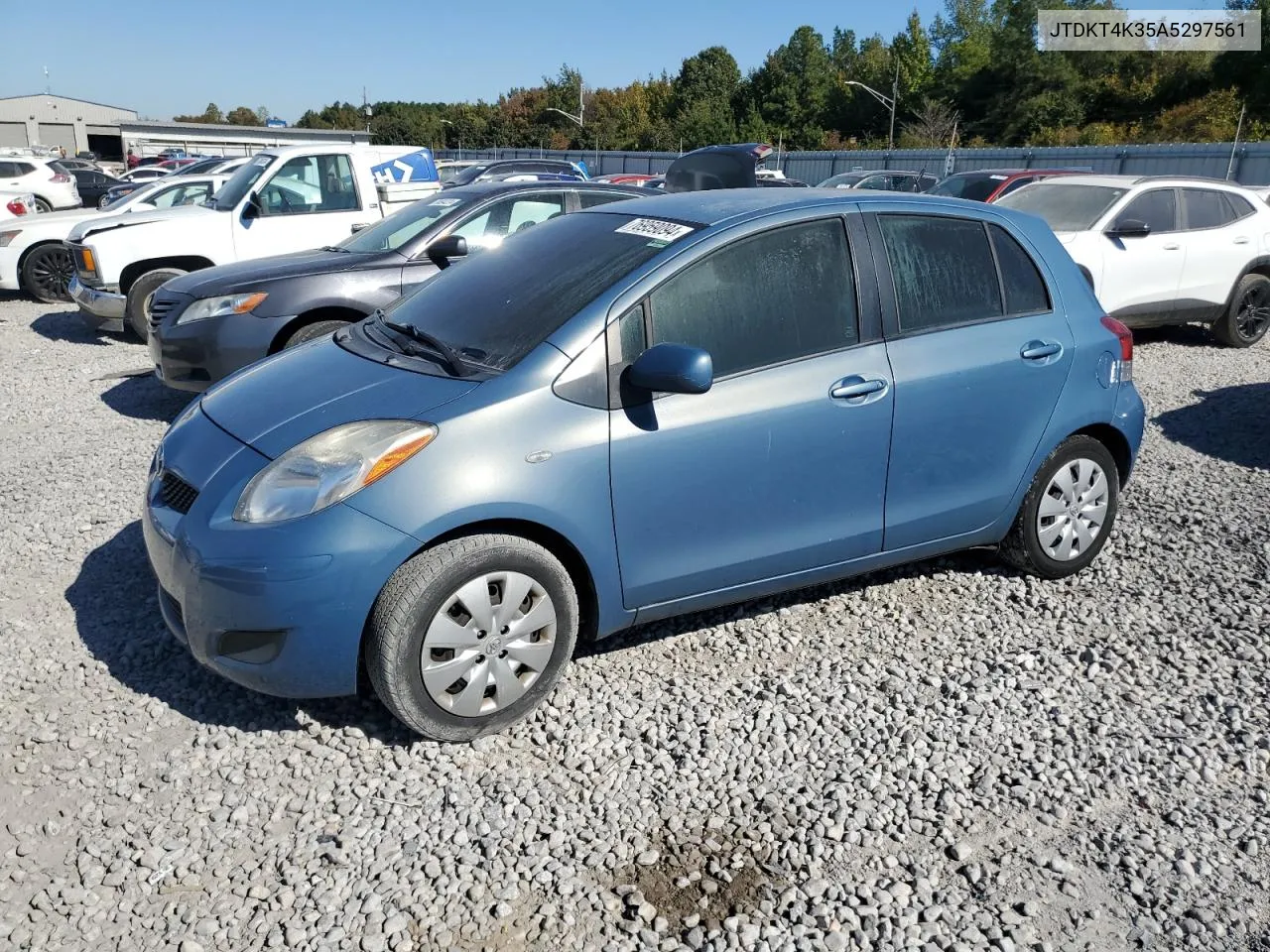 2010 Toyota Yaris VIN: JTDKT4K35A5297561 Lot: 76959094