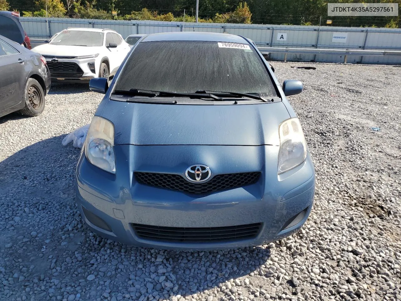 2010 Toyota Yaris VIN: JTDKT4K35A5297561 Lot: 76959094