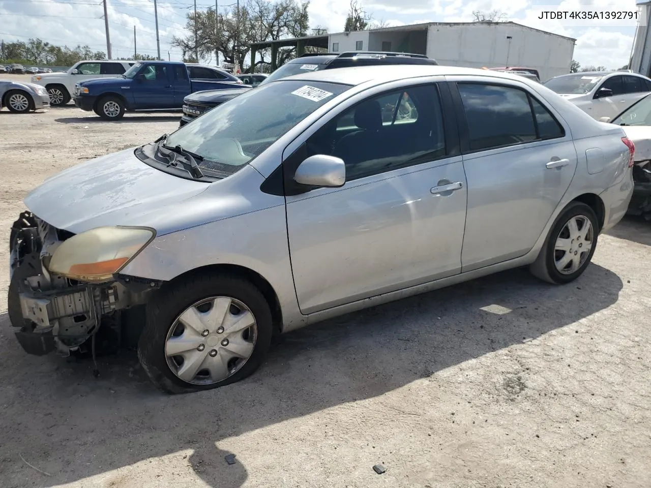 2010 Toyota Yaris VIN: JTDBT4K35A1392791 Lot: 77342704