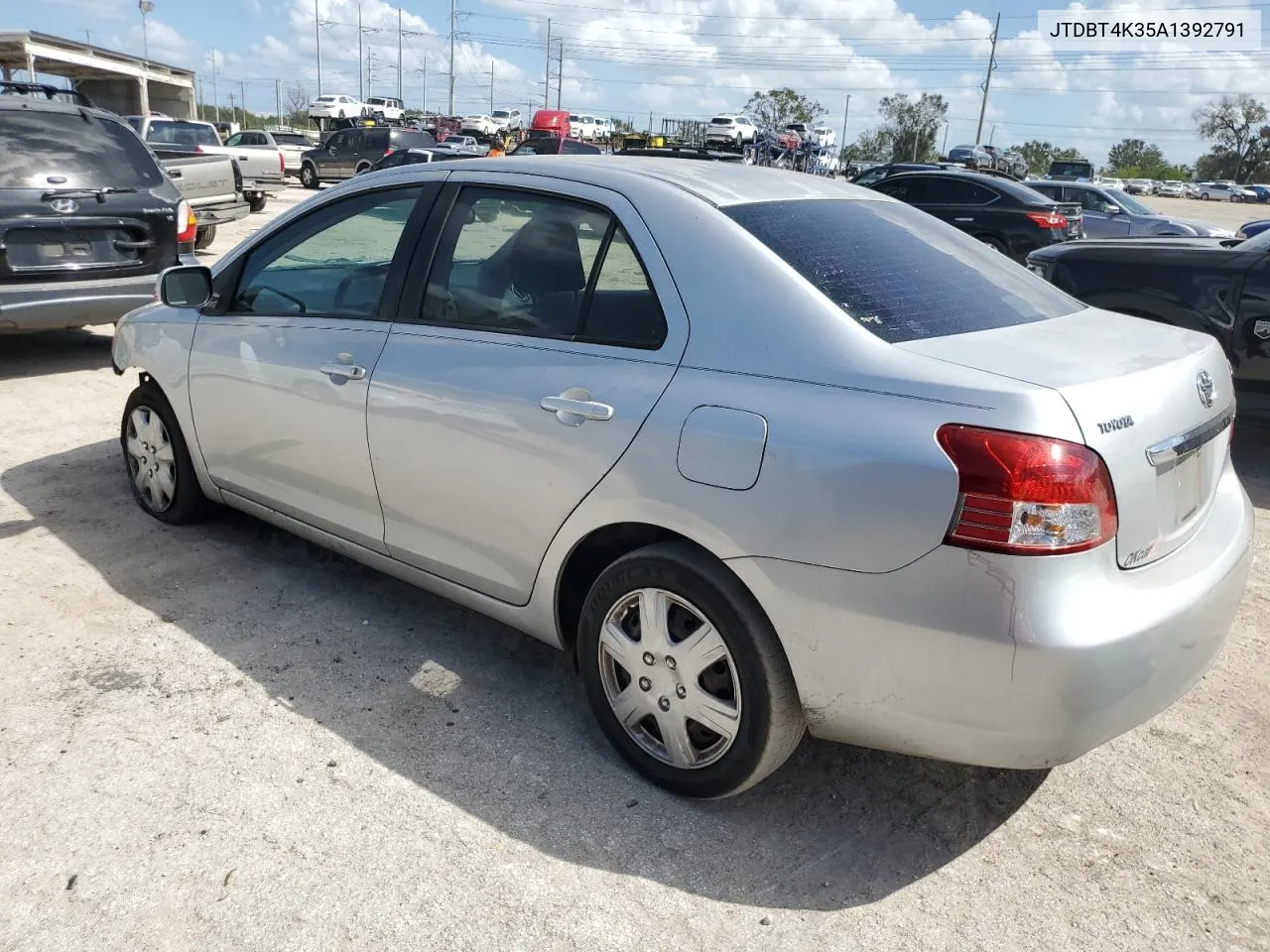 2010 Toyota Yaris VIN: JTDBT4K35A1392791 Lot: 77342704