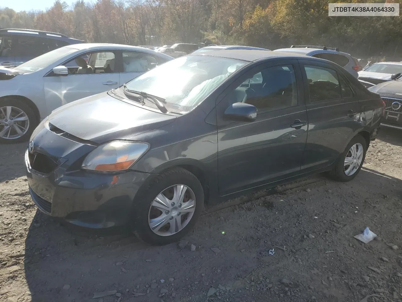 2010 Toyota Yaris VIN: JTDBT4K38A4064330 Lot: 77481084