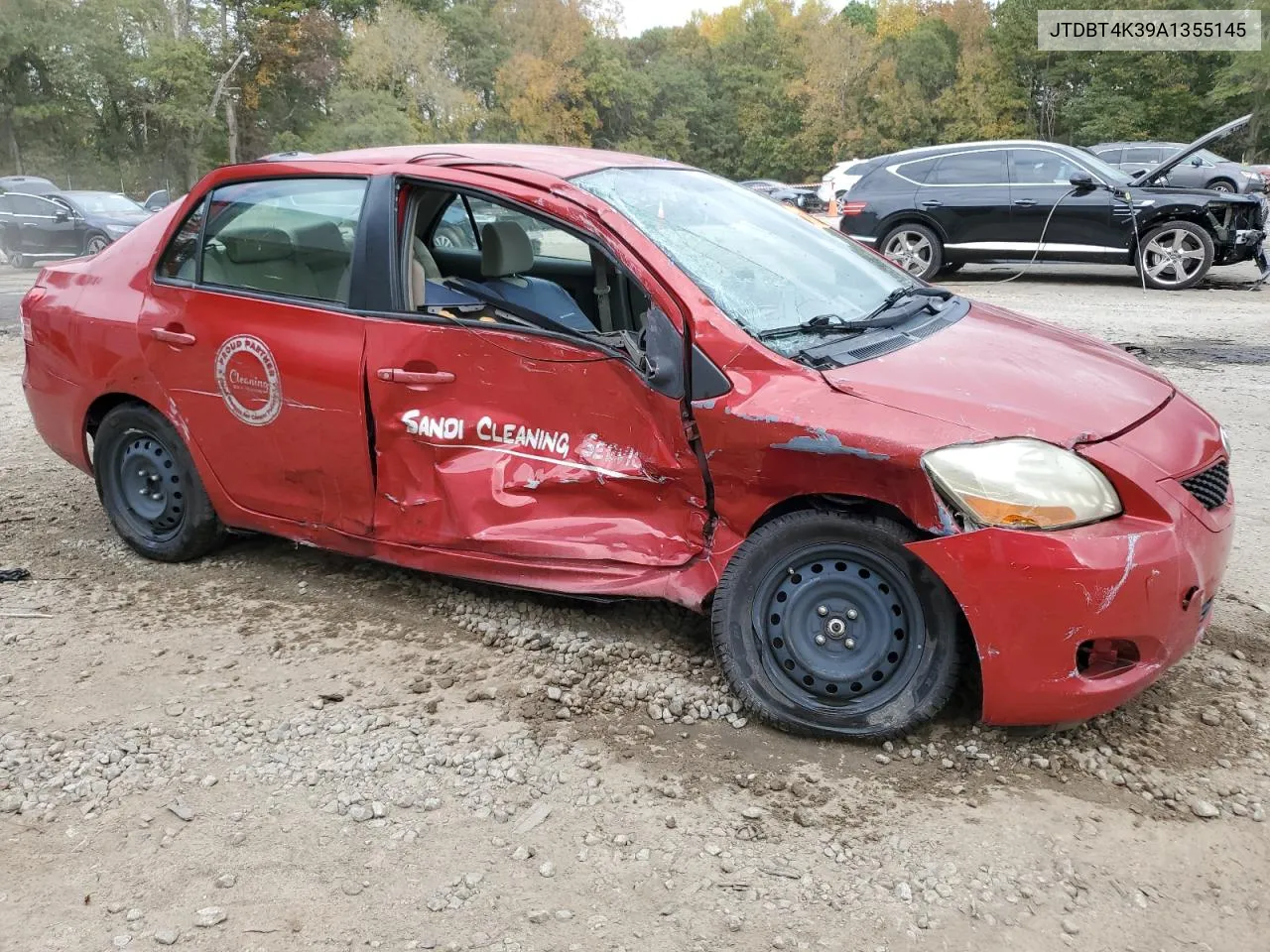 2010 Toyota Yaris VIN: JTDBT4K39A1355145 Lot: 77891154