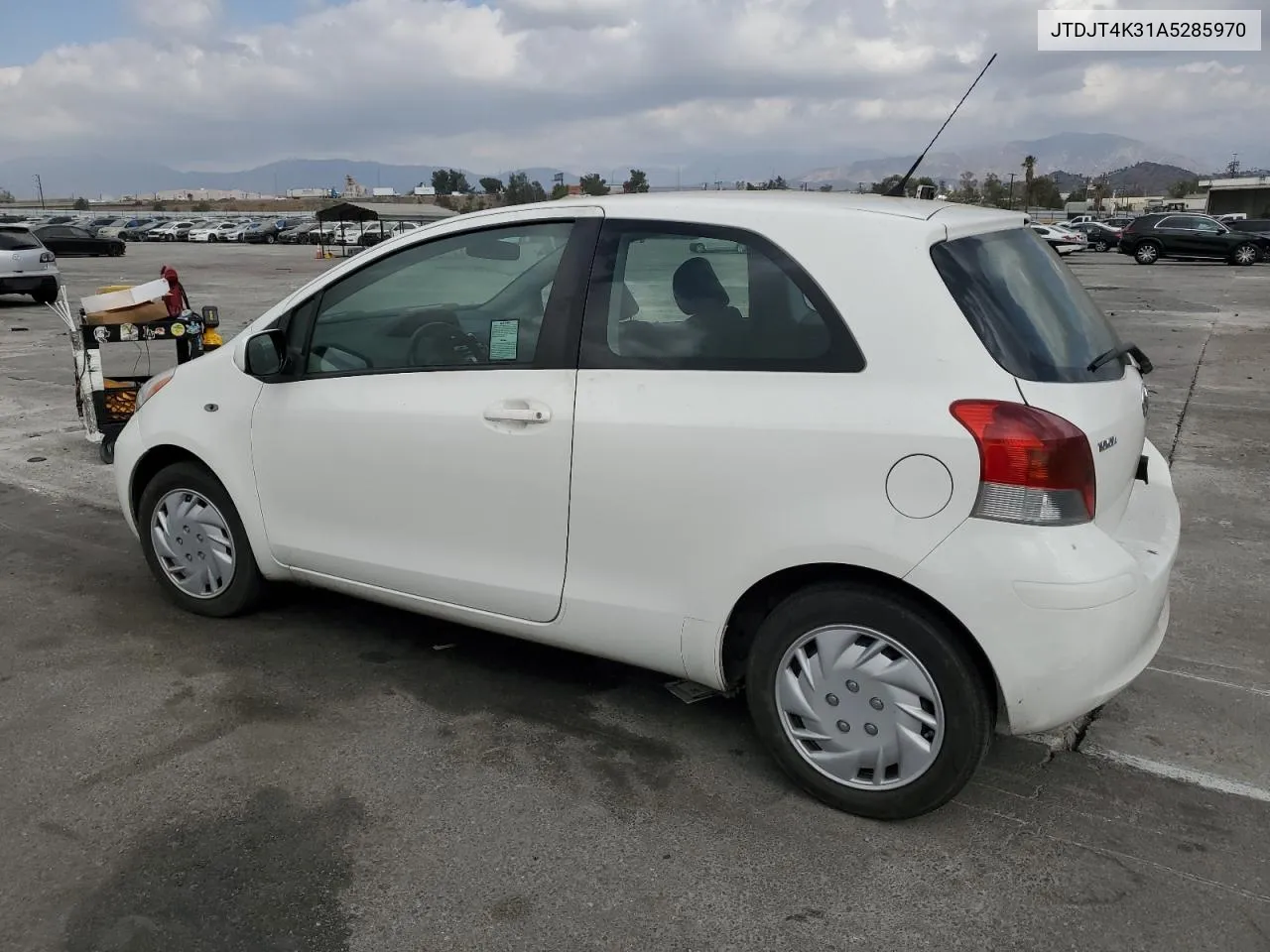 2010 Toyota Yaris VIN: JTDJT4K31A5285970 Lot: 78069874