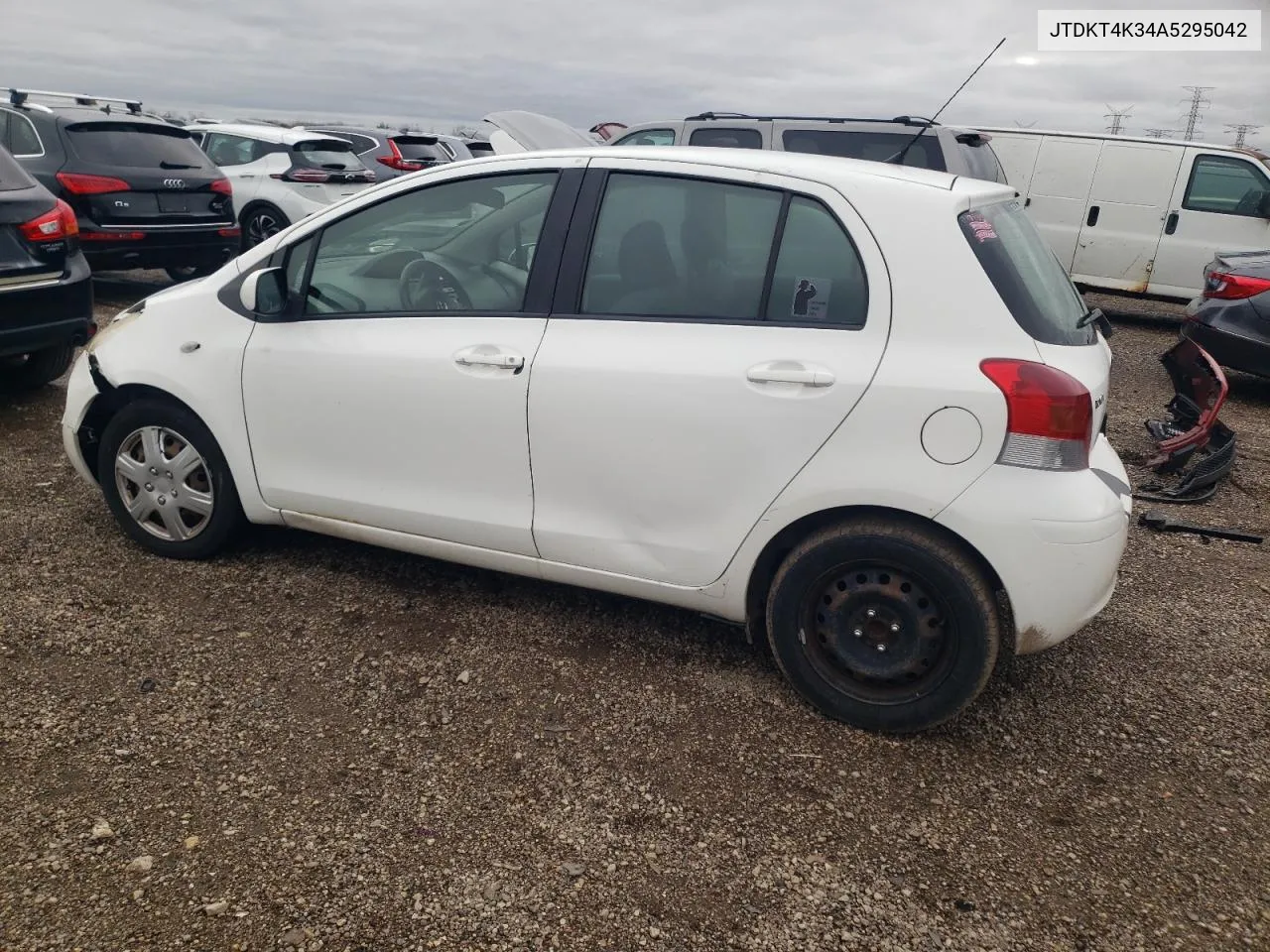 2010 Toyota Yaris VIN: JTDKT4K34A5295042 Lot: 78170924