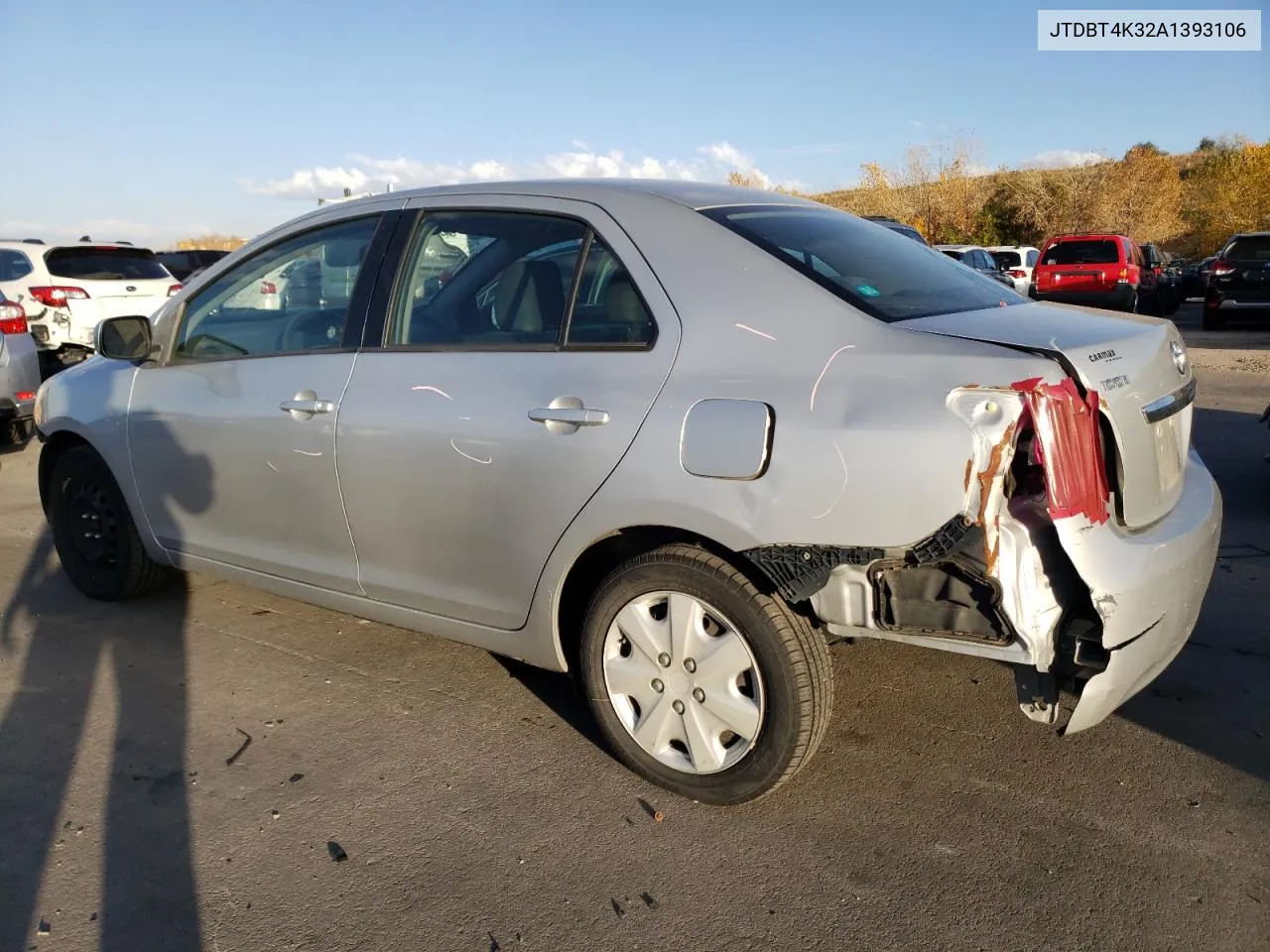 JTDBT4K32A1393106 2010 Toyota Yaris