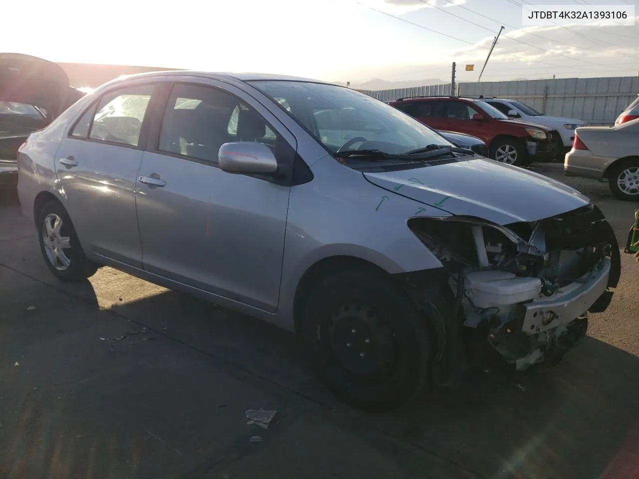 JTDBT4K32A1393106 2010 Toyota Yaris