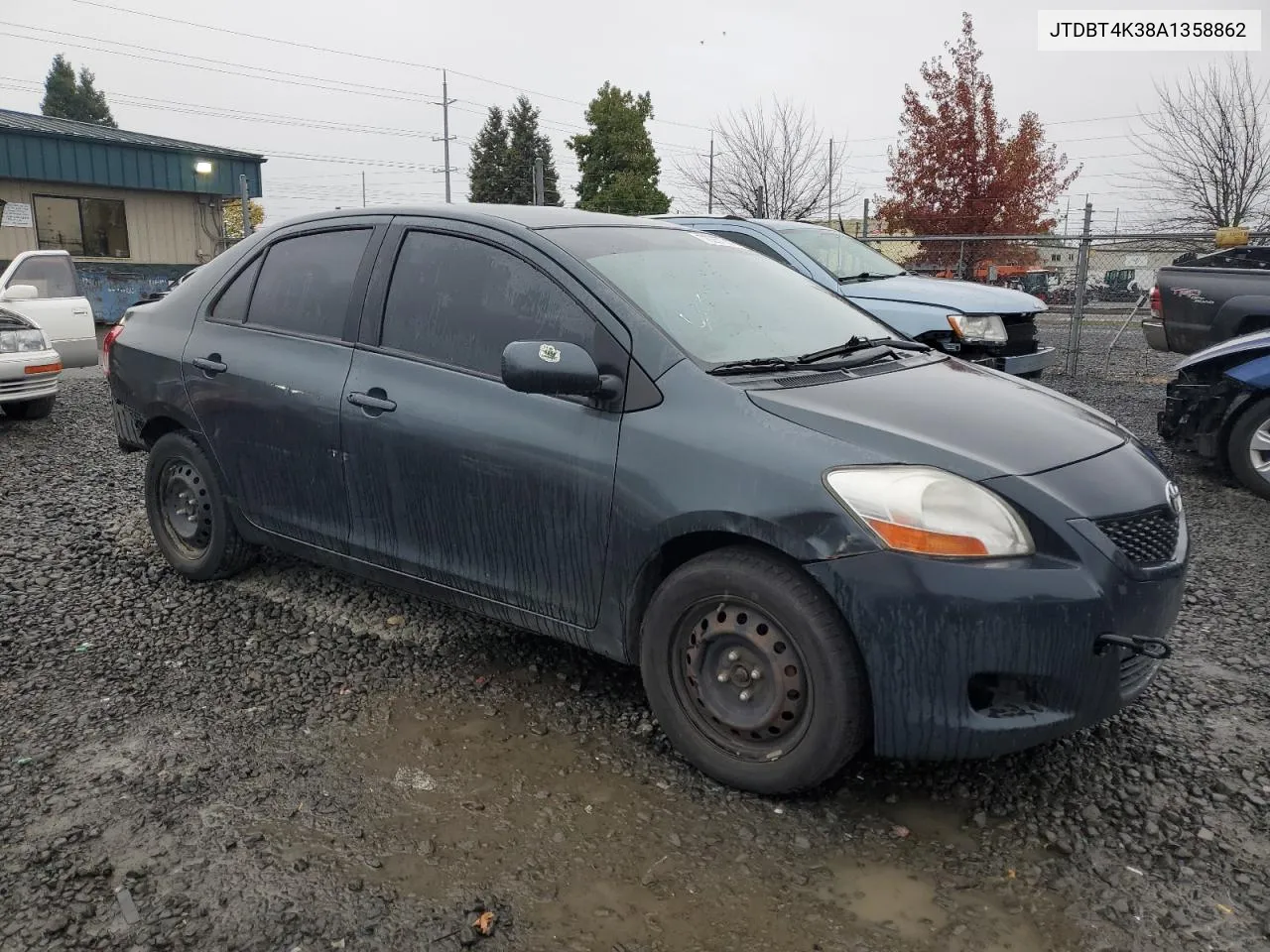 2010 Toyota Yaris VIN: JTDBT4K38A1358862 Lot: 78267944