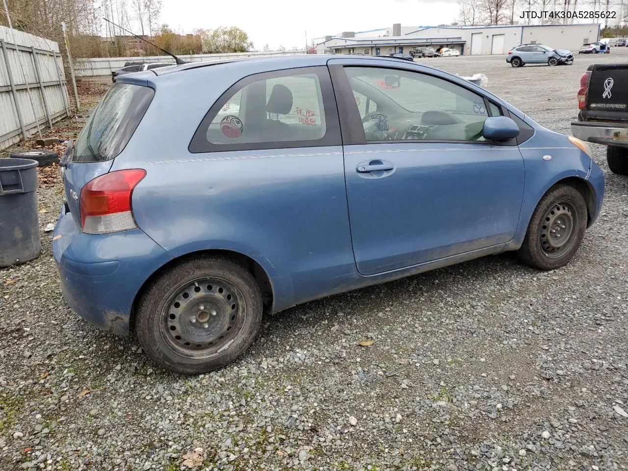 2010 Toyota Yaris VIN: JTDJT4K30A5285622 Lot: 78432994