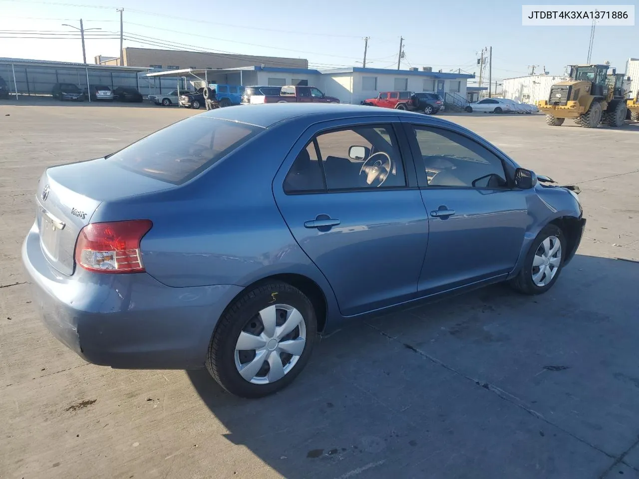 2010 Toyota Yaris VIN: JTDBT4K3XA1371886 Lot: 78471064