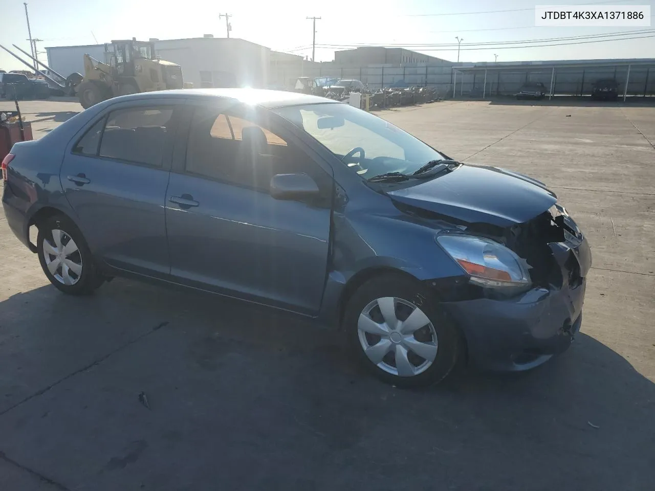 2010 Toyota Yaris VIN: JTDBT4K3XA1371886 Lot: 78471064