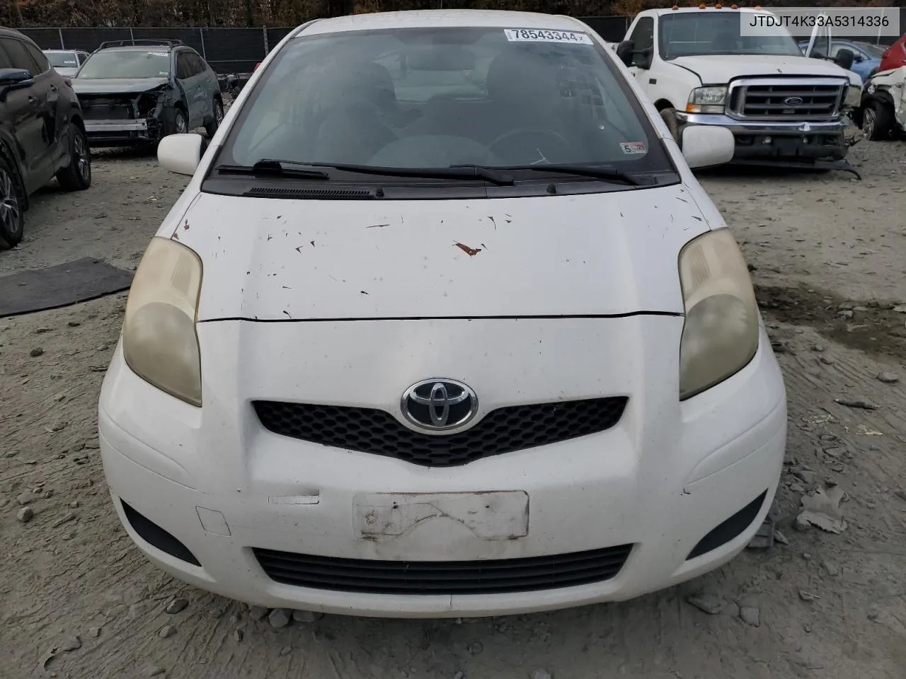 2010 Toyota Yaris VIN: JTDJT4K33A5314336 Lot: 78543344