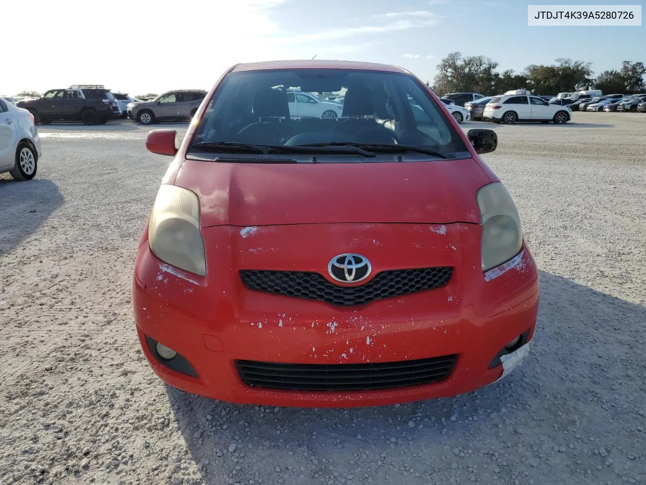 2010 Toyota Yaris VIN: JTDJT4K39A5280726 Lot: 78822124