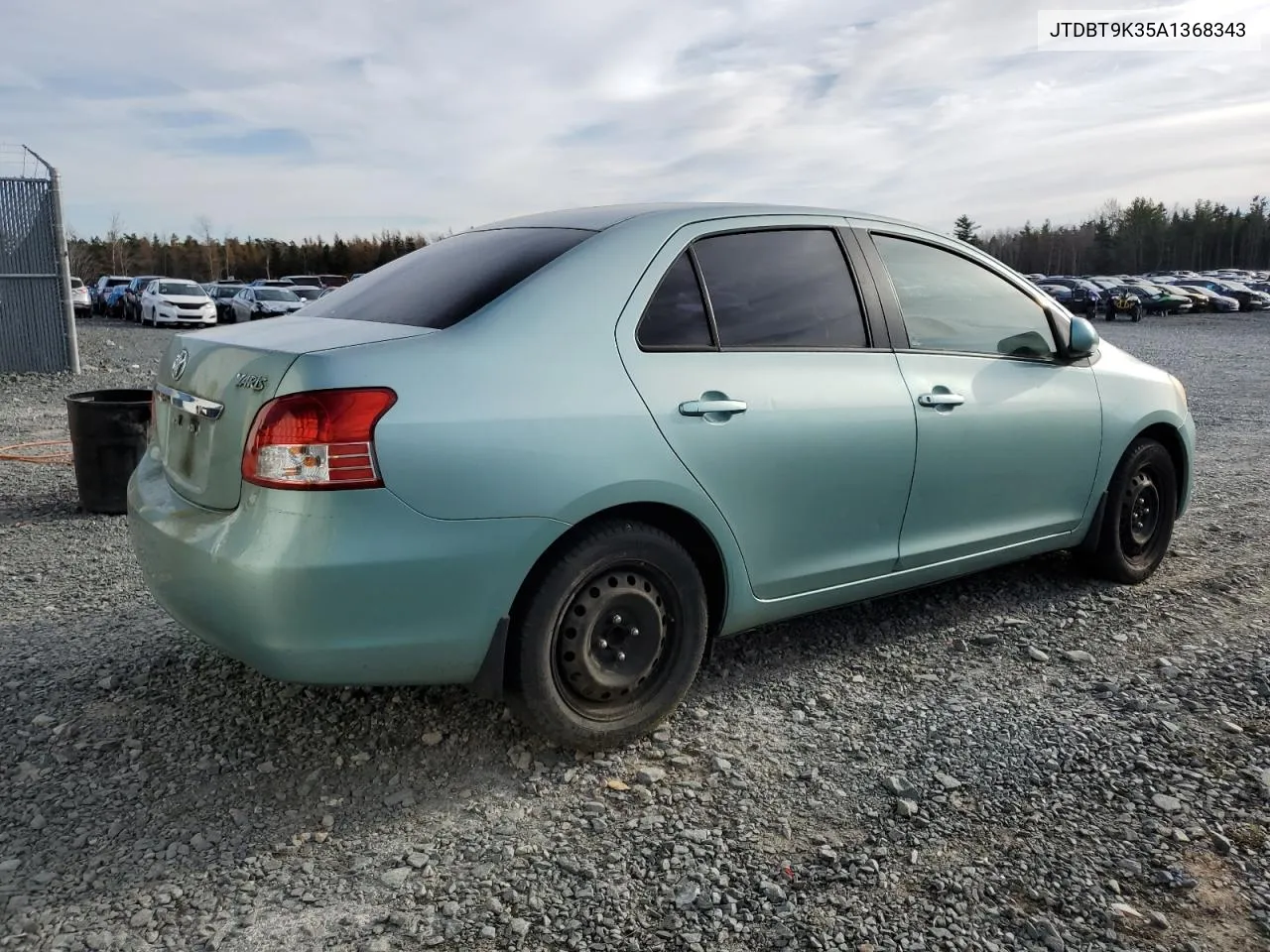 2010 Toyota Yaris VIN: JTDBT9K35A1368343 Lot: 79306754