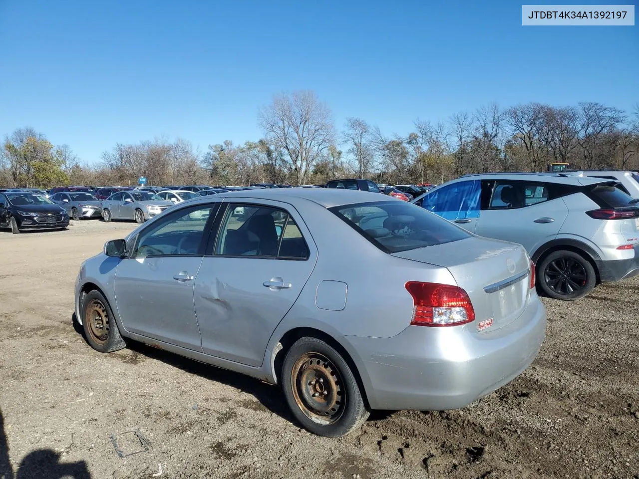 2010 Toyota Yaris VIN: JTDBT4K34A1392197 Lot: 79436954