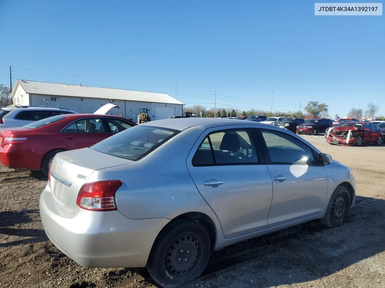 2010 Toyota Yaris VIN: JTDBT4K34A1392197 Lot: 79436954