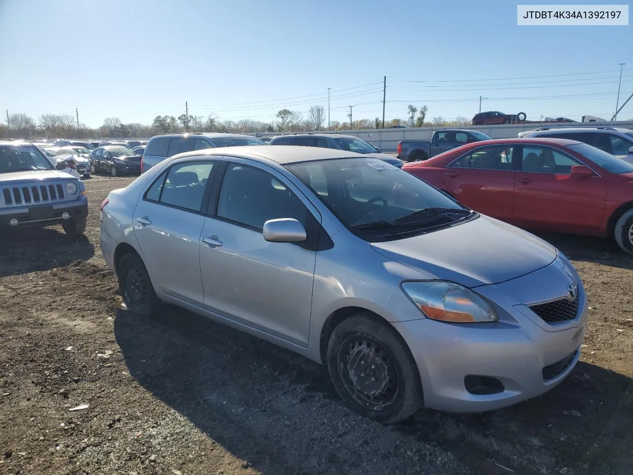 2010 Toyota Yaris VIN: JTDBT4K34A1392197 Lot: 79436954