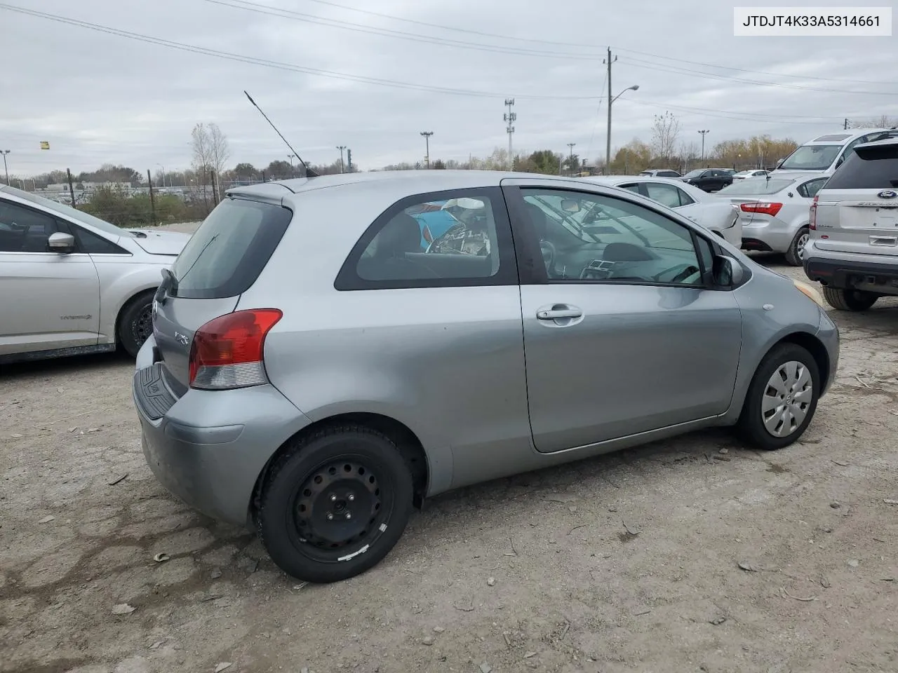 2010 Toyota Yaris VIN: JTDJT4K33A5314661 Lot: 80505774