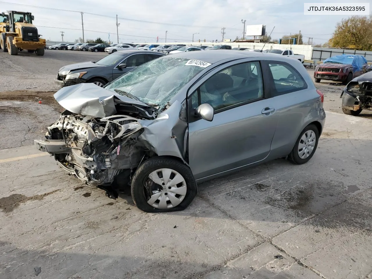 2010 Toyota Yaris VIN: JTDJT4K36A5323595 Lot: 80742954