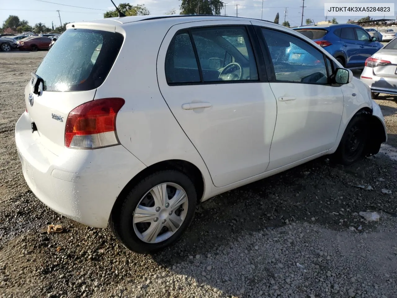 2010 Toyota Yaris VIN: JTDKT4K3XA5284823 Lot: 81181204