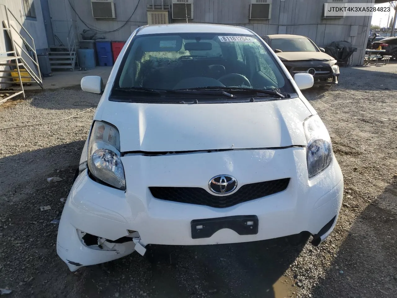 2010 Toyota Yaris VIN: JTDKT4K3XA5284823 Lot: 81181204