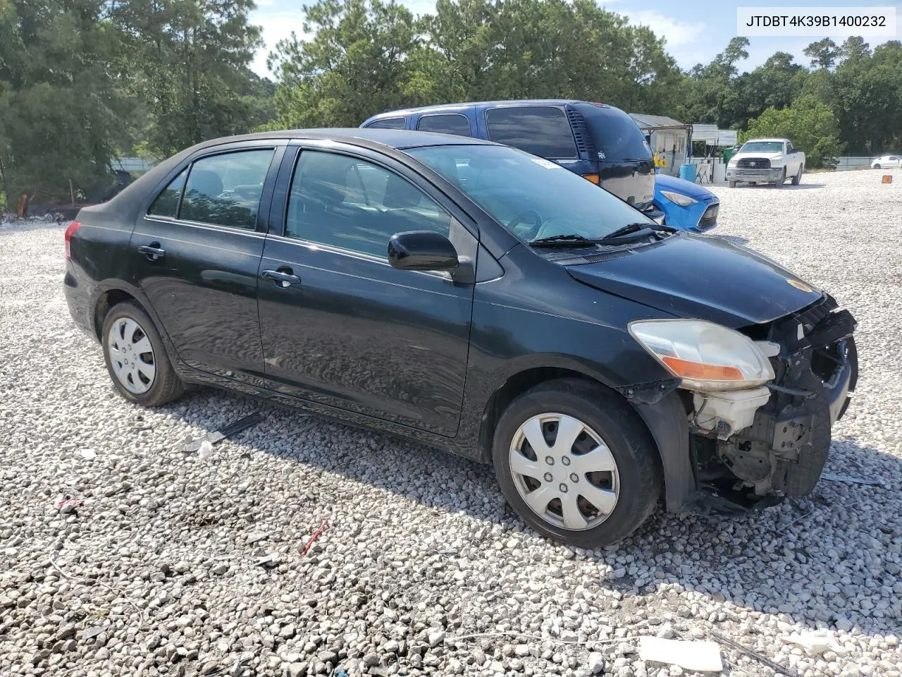 2011 Toyota Yaris VIN: JTDBT4K39B1400232 Lot: 54240604