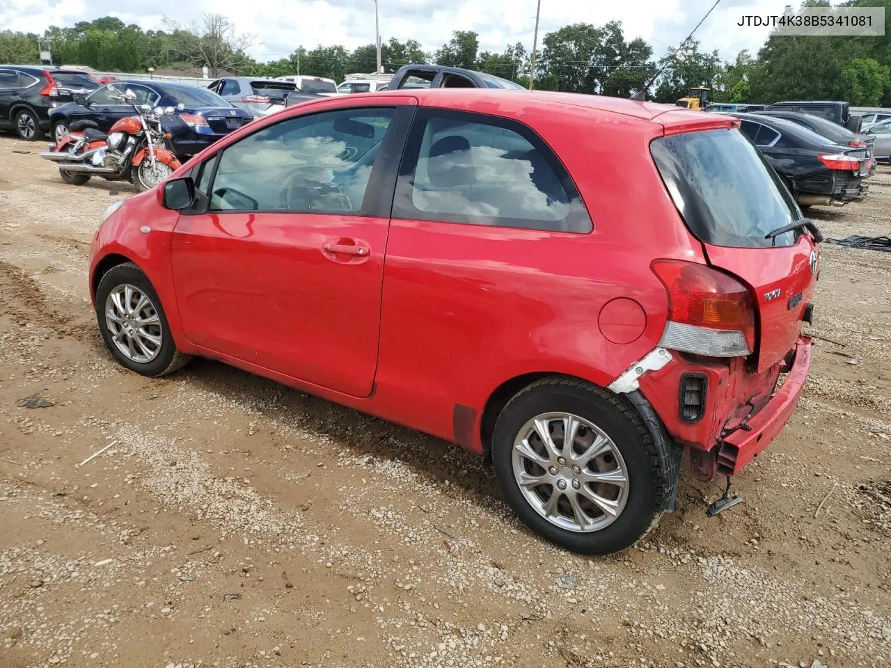 2011 Toyota Yaris VIN: JTDJT4K38B5341081 Lot: 64207754