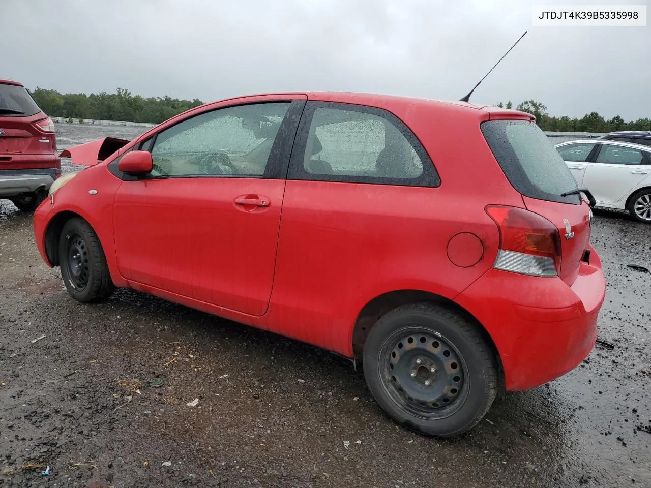 2011 Toyota Yaris VIN: JTDJT4K39B5335998 Lot: 71638224