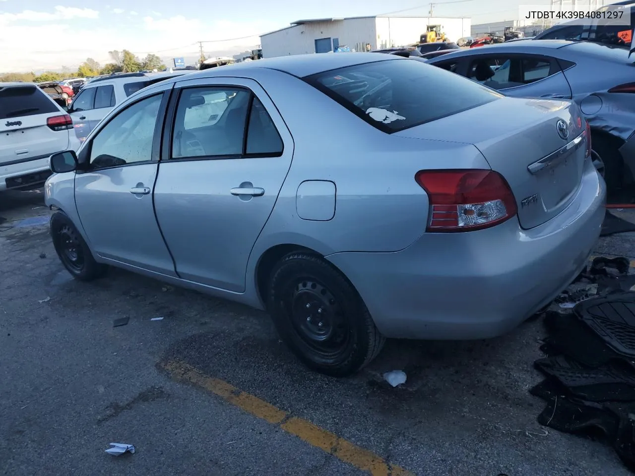 2011 Toyota Yaris VIN: JTDBT4K39B4081297 Lot: 73106104