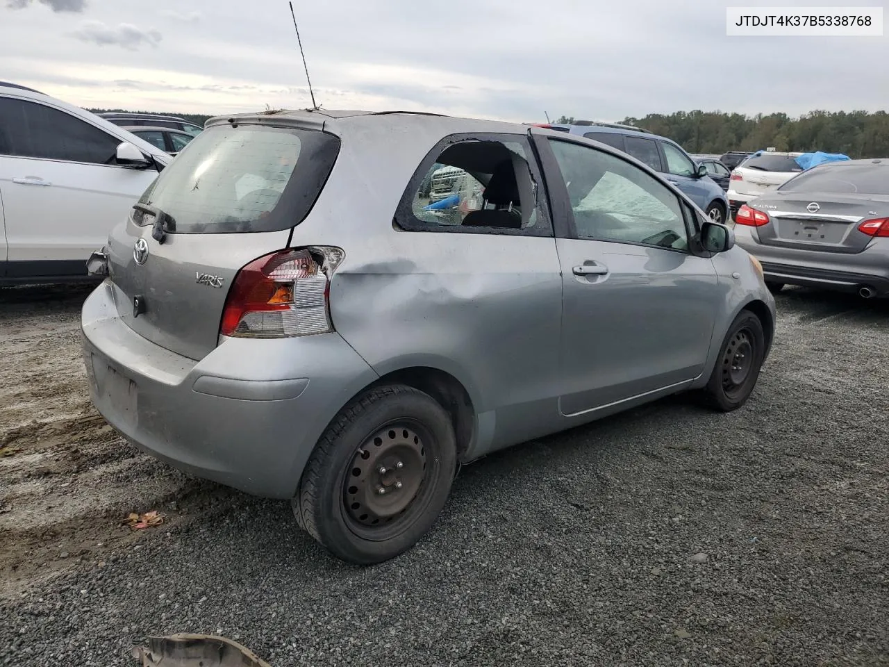 2011 Toyota Yaris VIN: JTDJT4K37B5338768 Lot: 74062204