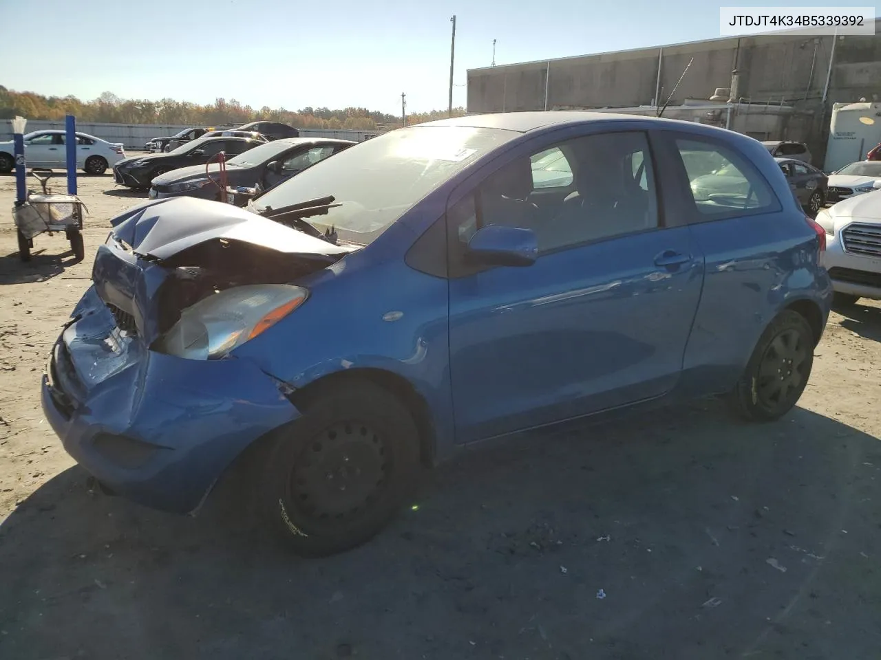 2011 Toyota Yaris VIN: JTDJT4K34B5339392 Lot: 77034504