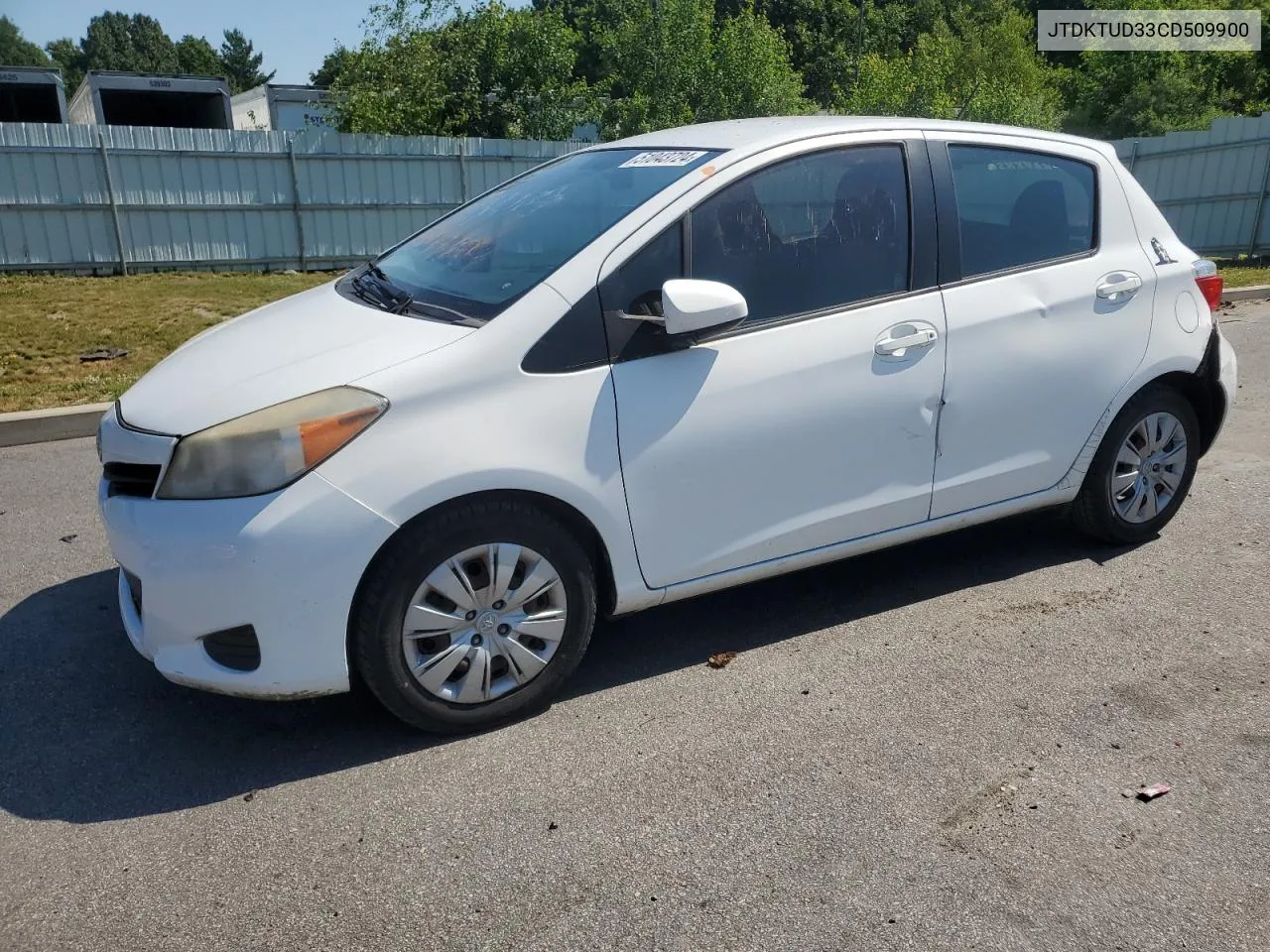 2012 Toyota Yaris VIN: JTDKTUD33CD509900 Lot: 51043724