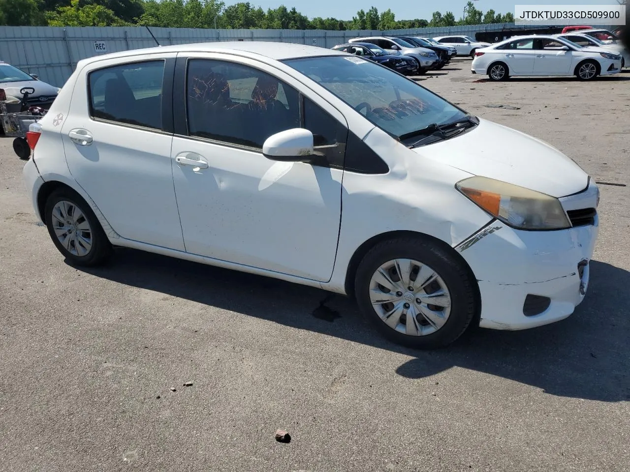 JTDKTUD33CD509900 2012 Toyota Yaris