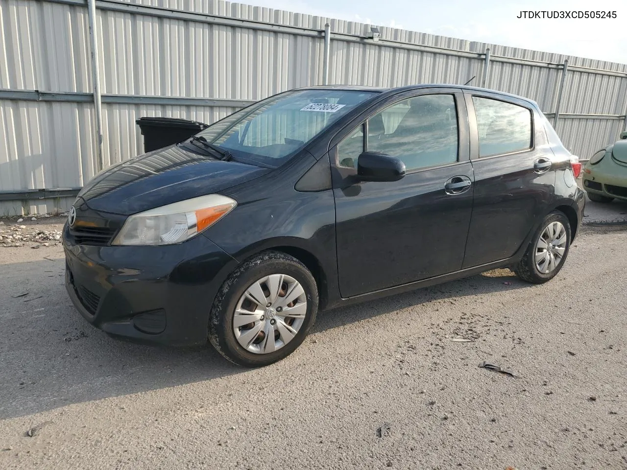 JTDKTUD3XCD505245 2012 Toyota Yaris