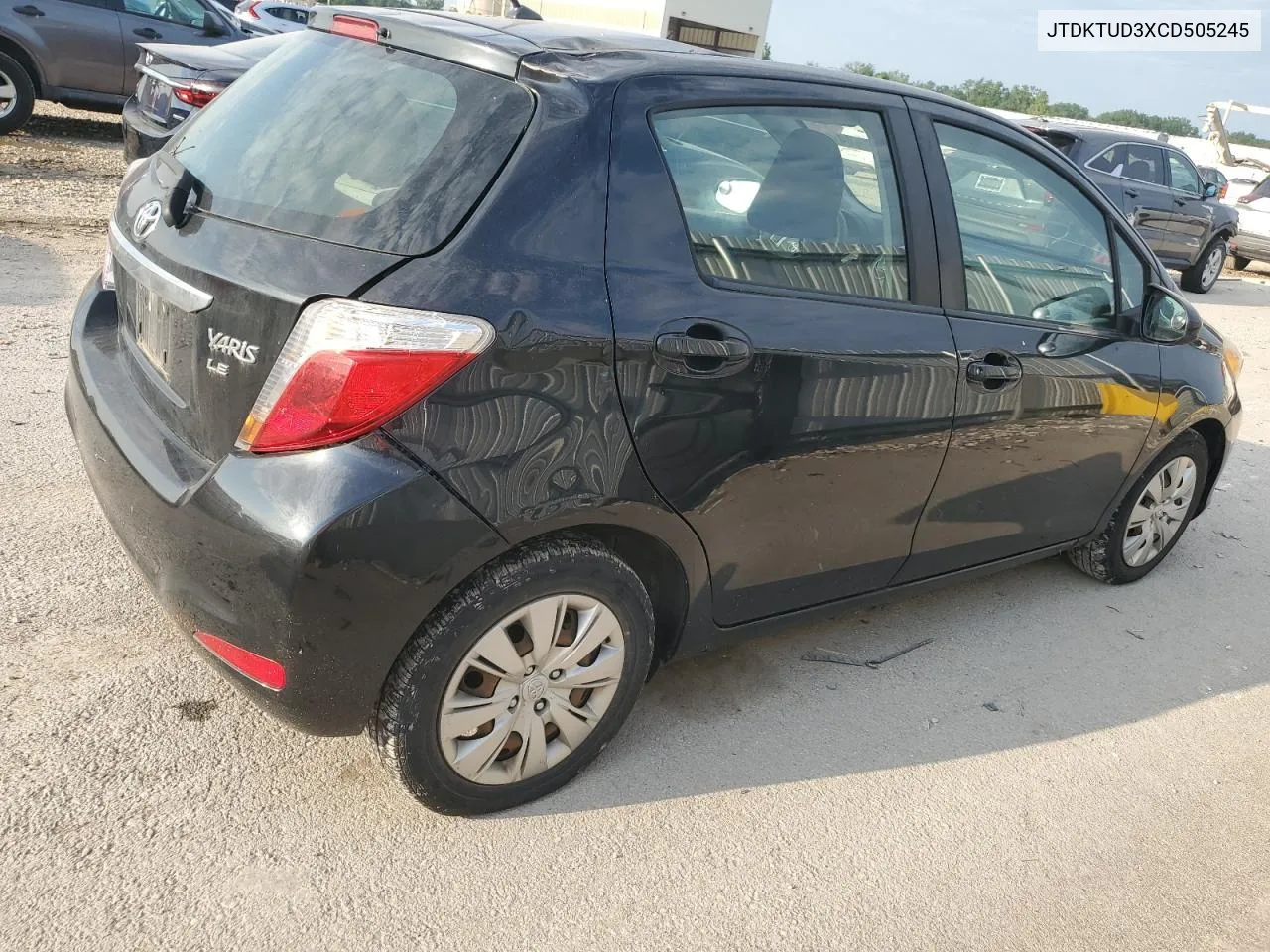 JTDKTUD3XCD505245 2012 Toyota Yaris