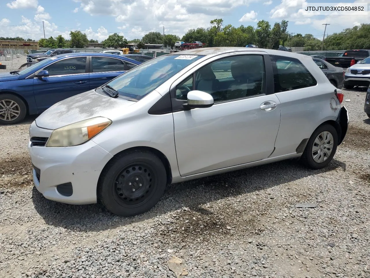 2012 Toyota Yaris VIN: JTDJTUD3XCD504852 Lot: 62361204