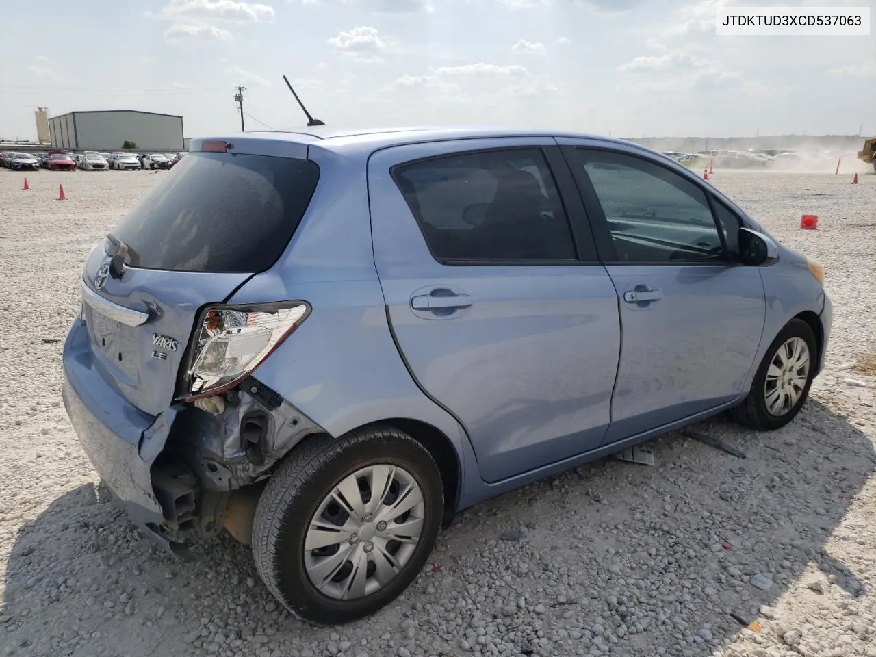 JTDKTUD3XCD537063 2012 Toyota Yaris