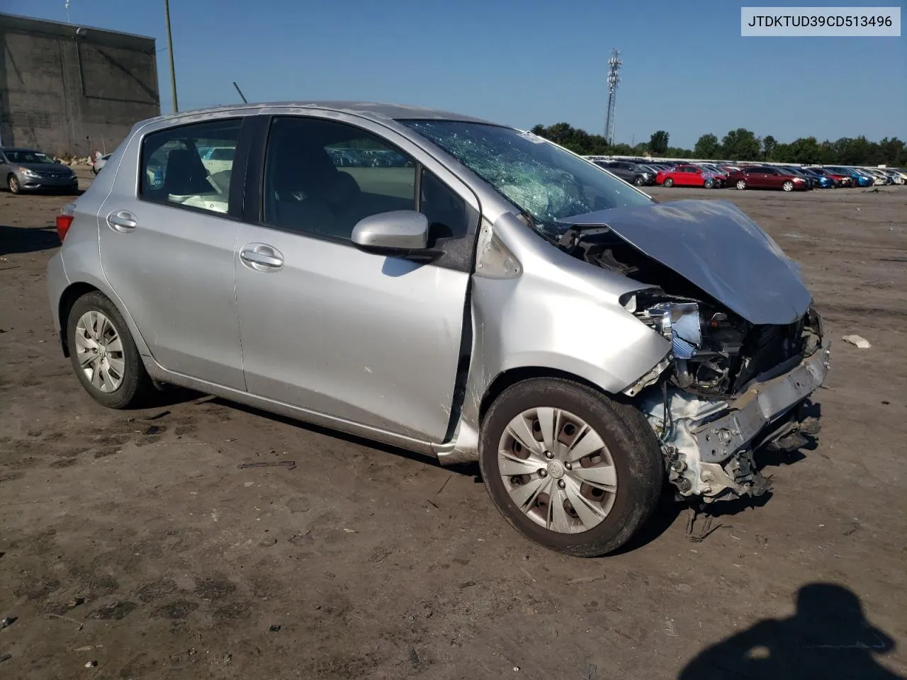 JTDKTUD39CD513496 2012 Toyota Yaris