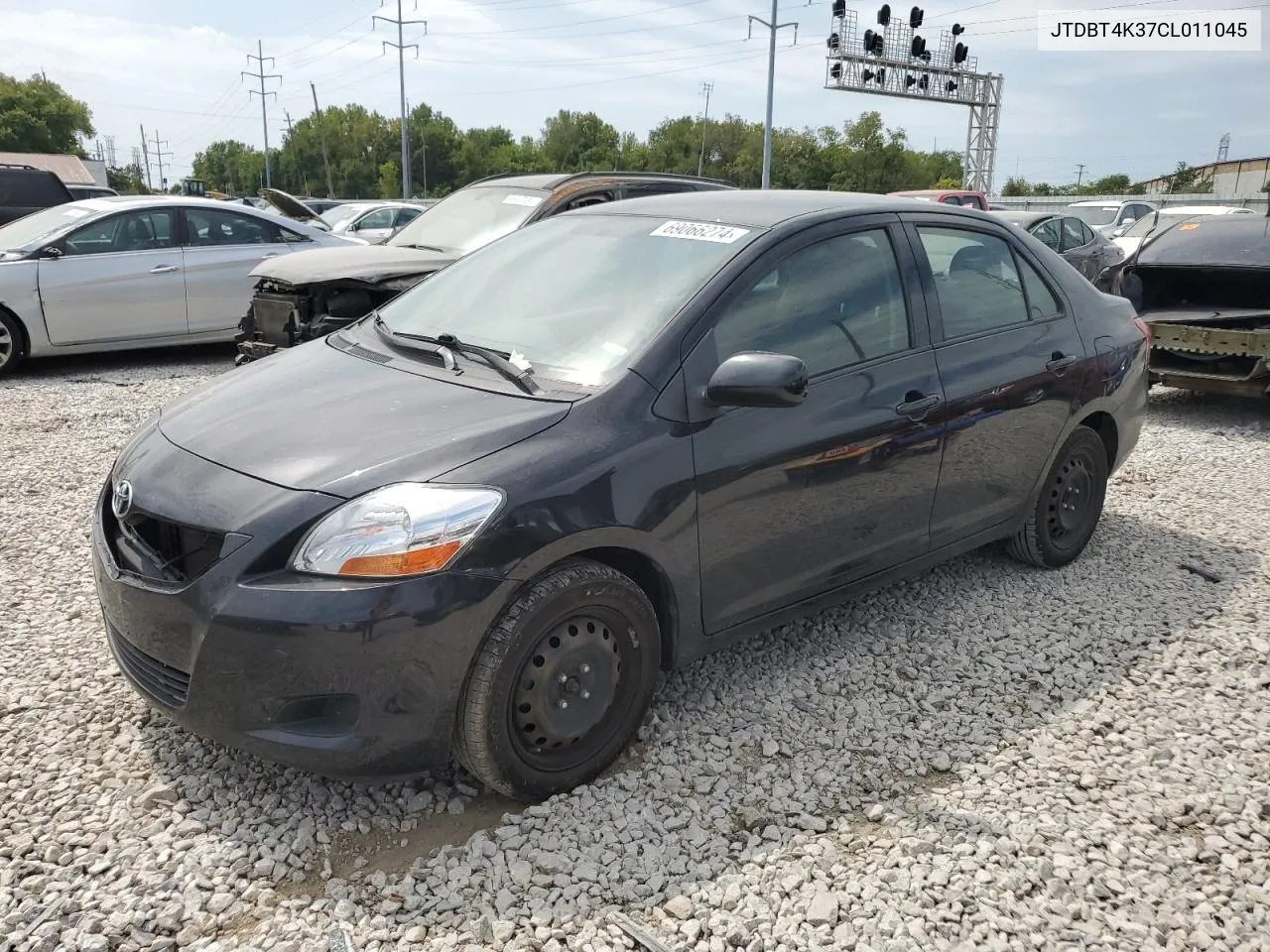 2012 Toyota Yaris VIN: JTDBT4K37CL011045 Lot: 69066274