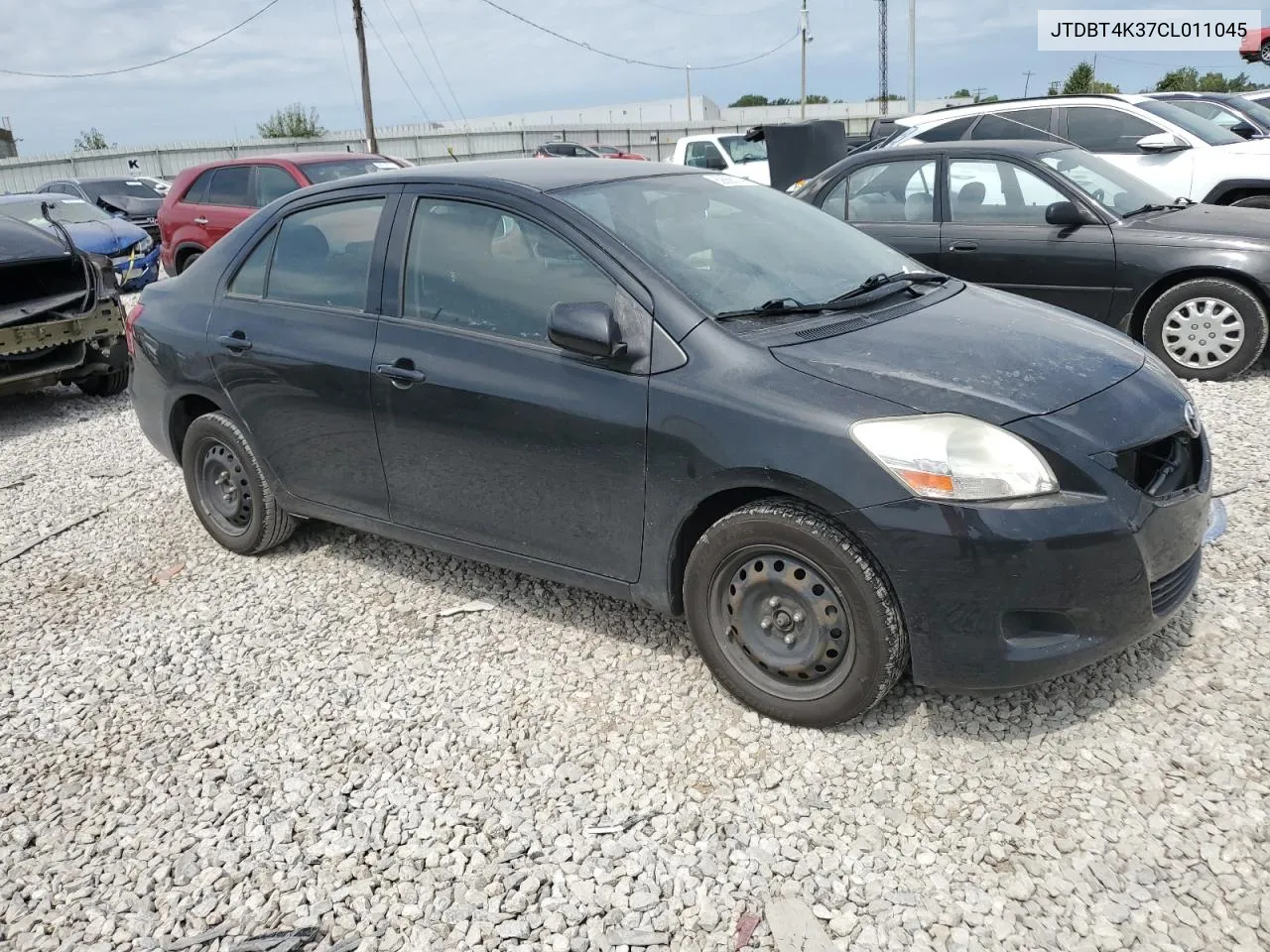 2012 Toyota Yaris VIN: JTDBT4K37CL011045 Lot: 69066274