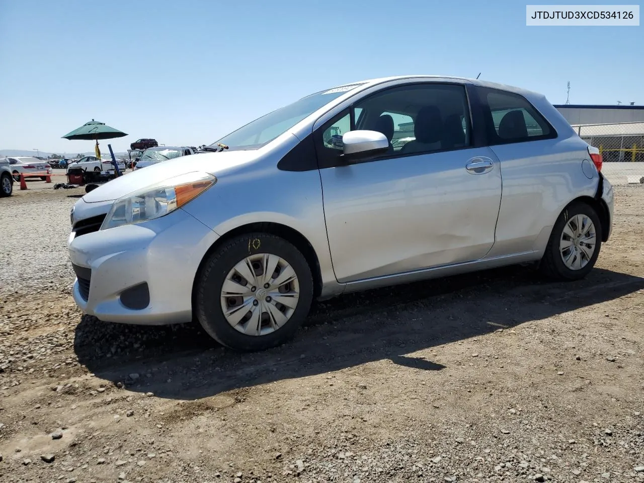 2012 Toyota Yaris VIN: JTDJTUD3XCD534126 Lot: 69095694