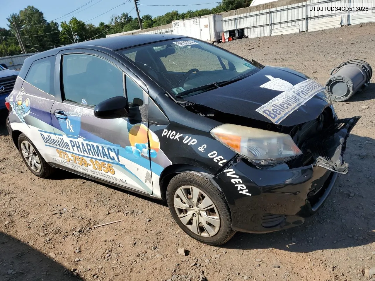 JTDJTUD34CD513028 2012 Toyota Yaris