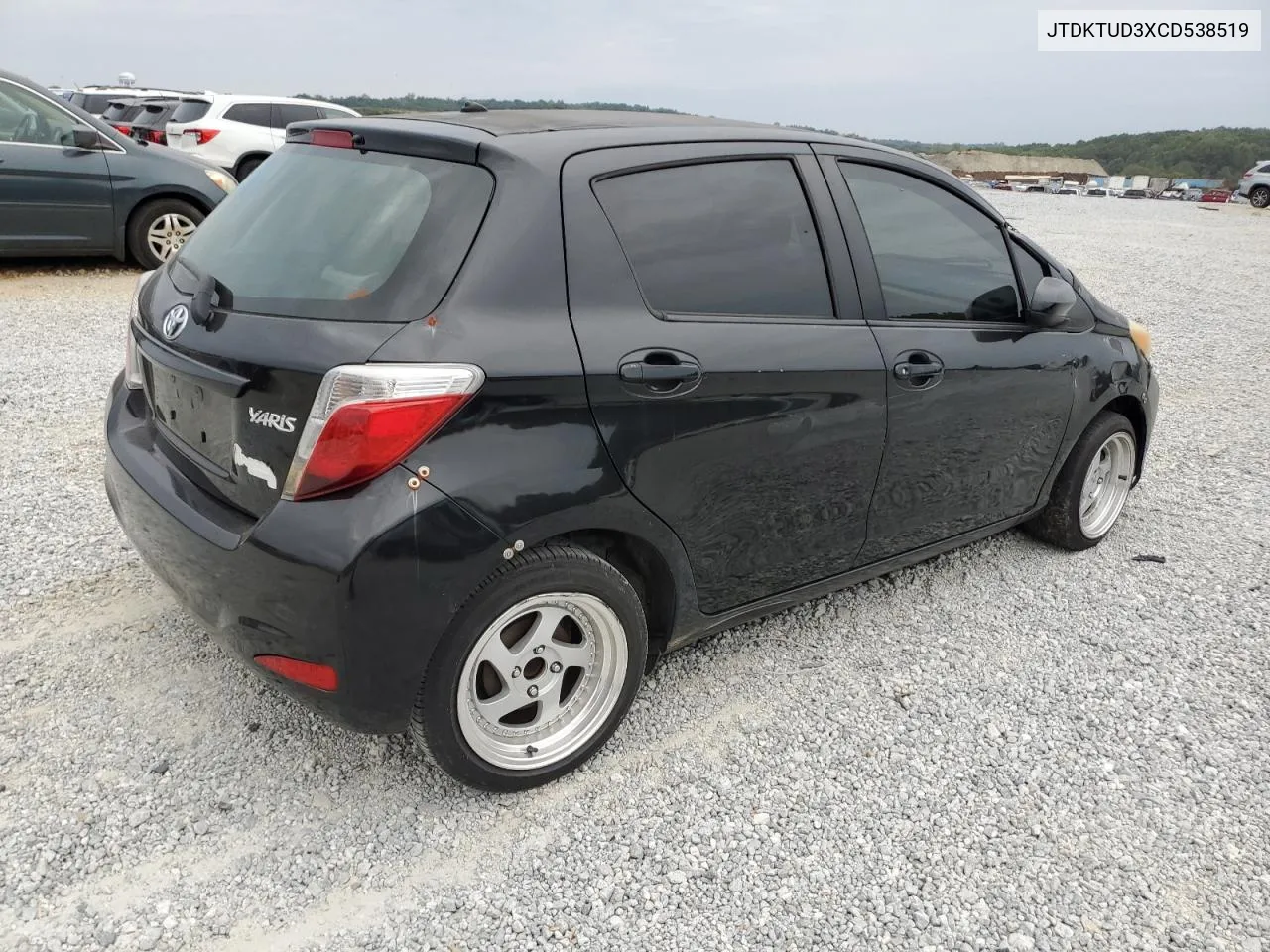 2012 Toyota Yaris VIN: JTDKTUD3XCD538519 Lot: 70011264