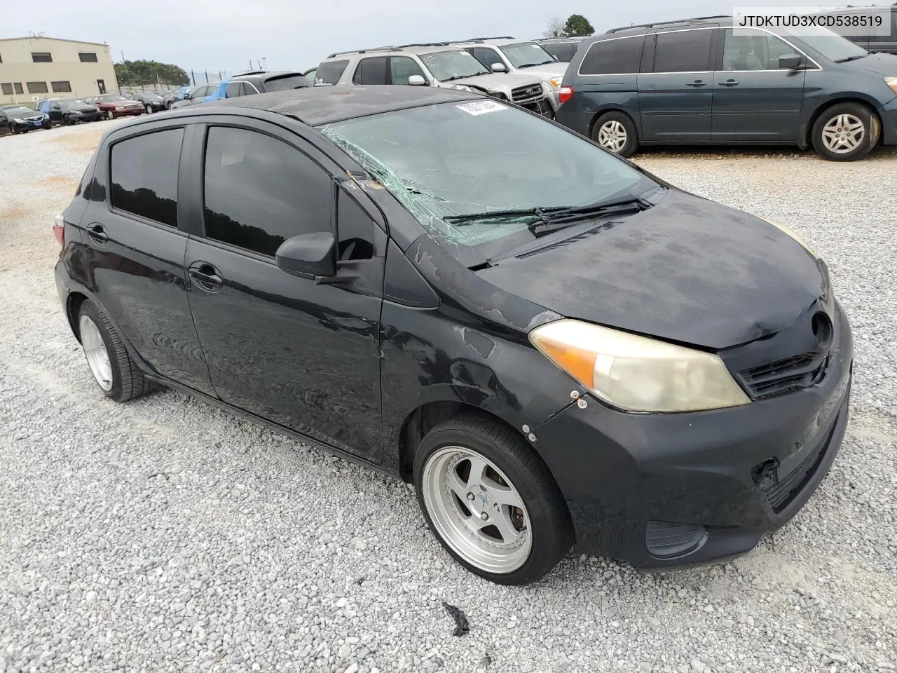 JTDKTUD3XCD538519 2012 Toyota Yaris