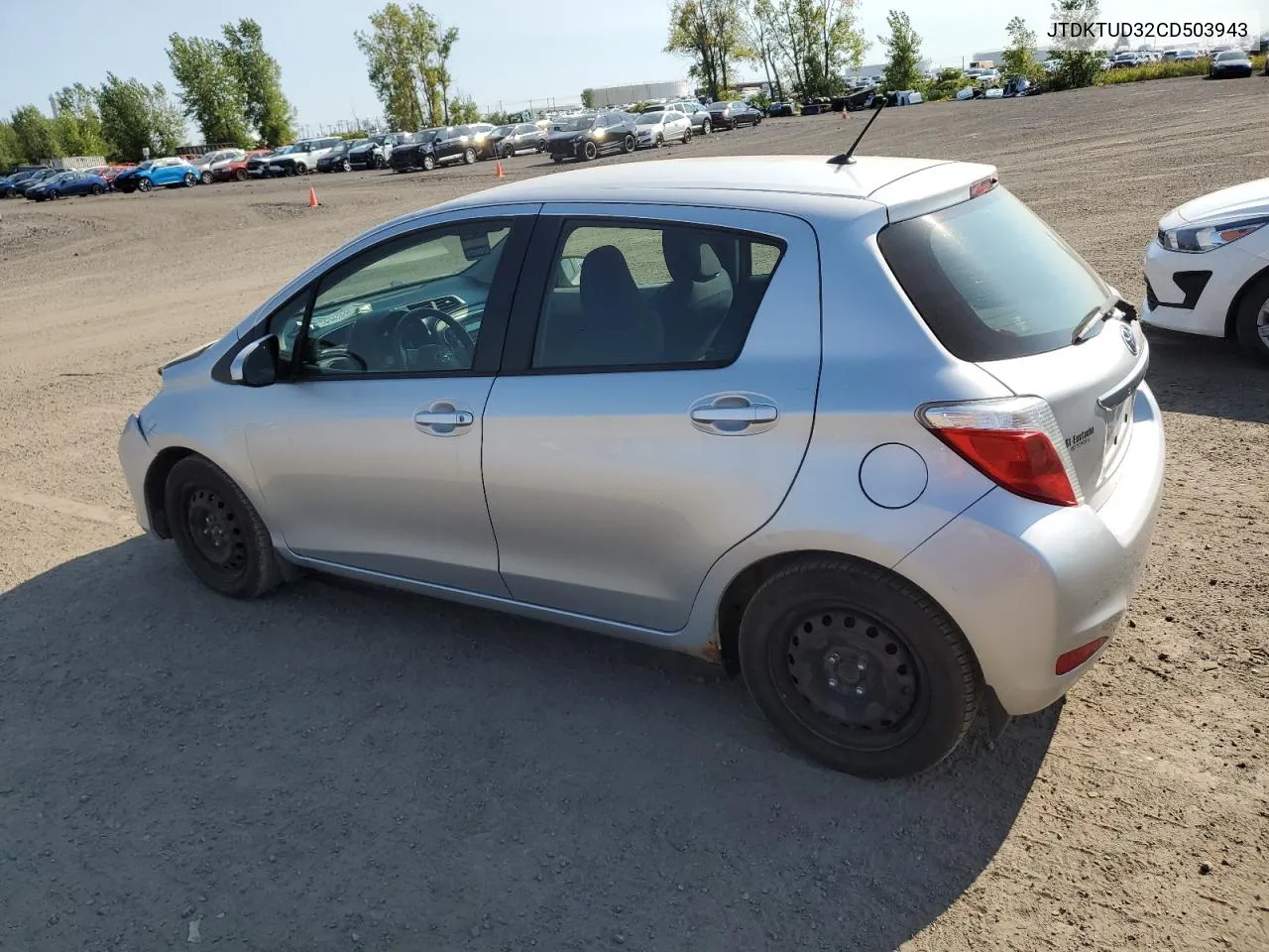 2012 Toyota Yaris VIN: JTDKTUD32CD503943 Lot: 70030634