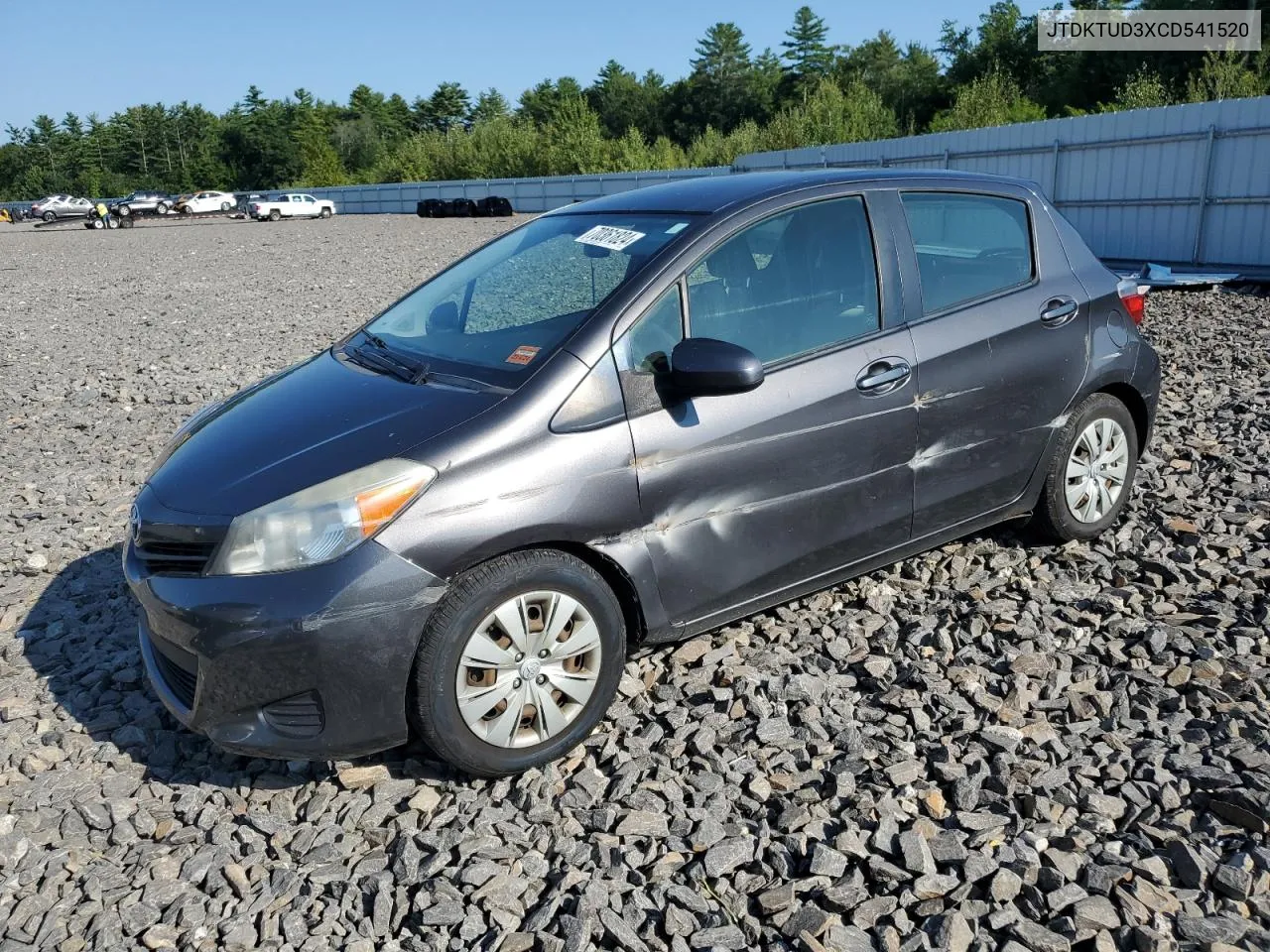 JTDKTUD3XCD541520 2012 Toyota Yaris