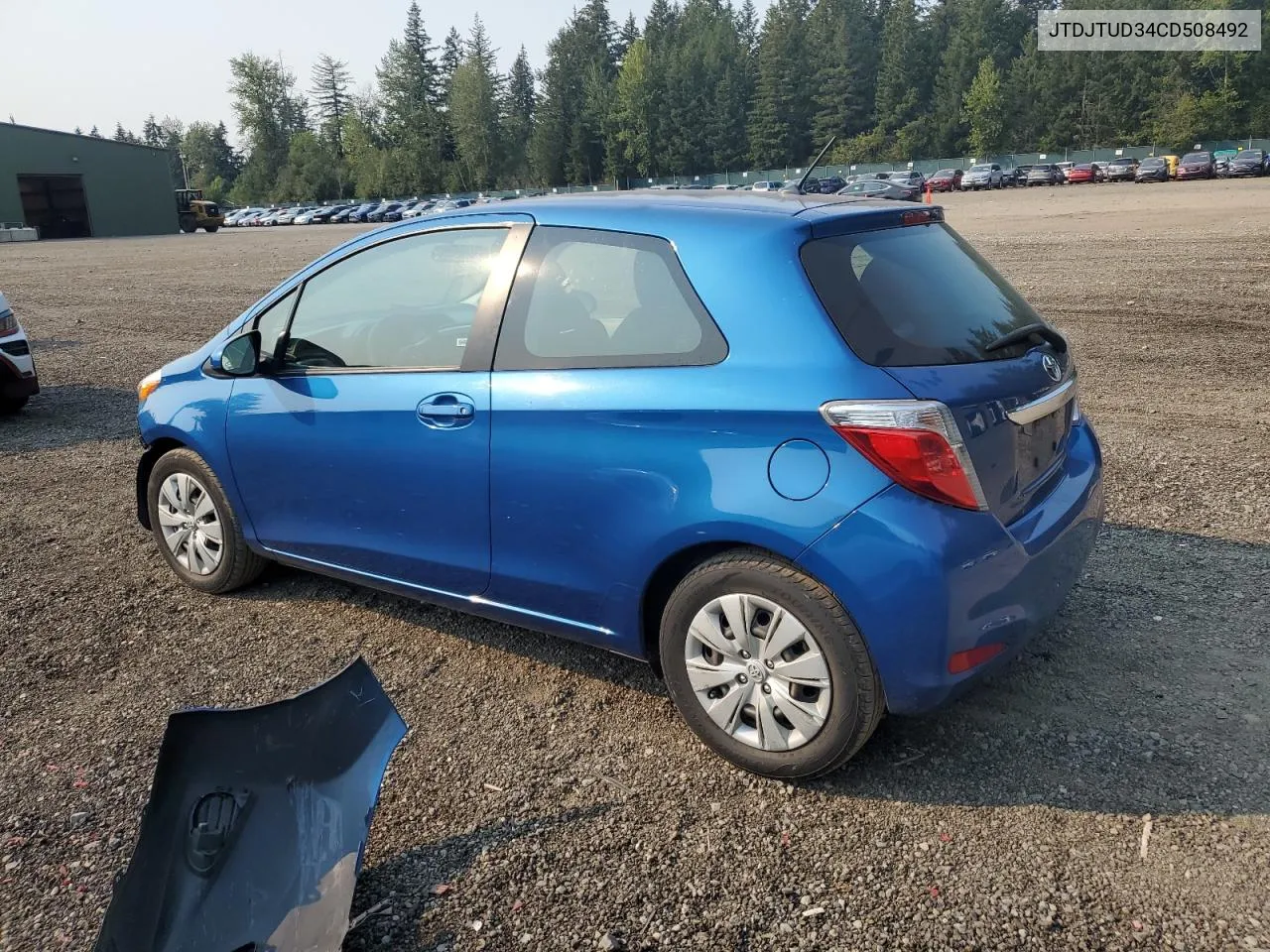 JTDJTUD34CD508492 2012 Toyota Yaris