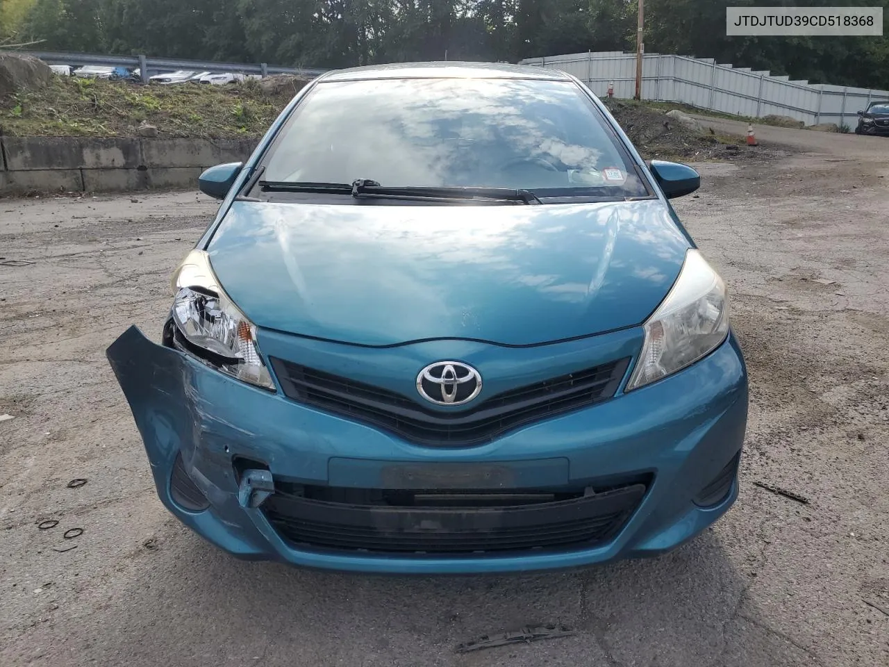 2012 Toyota Yaris VIN: JTDJTUD39CD518368 Lot: 70955184